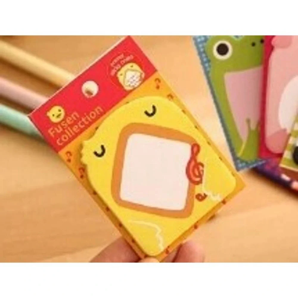 Set of 8 Kawaii Animal Sticky Notes~~NIP